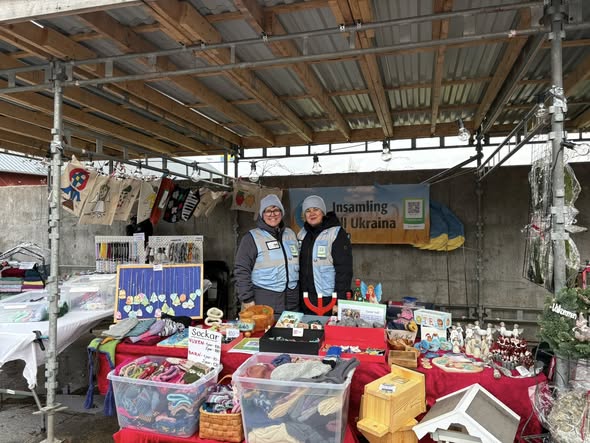 Bild från Ukrainska Kulturfestivalen på vintervikens trädgård i Stockholm under 2024